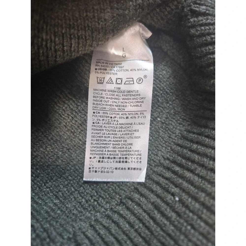 Banana Republic Men's Button-Up Cardigan Sweater – L  – Green
